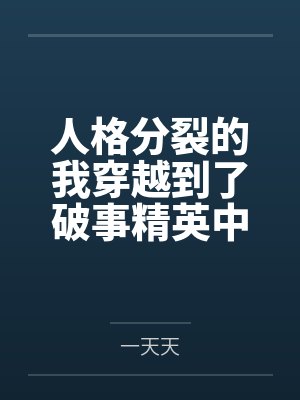 人格分裂的我穿越到了破事精英中的小说封面