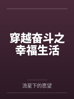 穿越奋斗之幸福生活封面